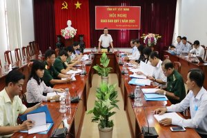 Tỉnh uỷ Tây Ninh: Tổ chức Hội nghị giao ban công tác Quý I.2021