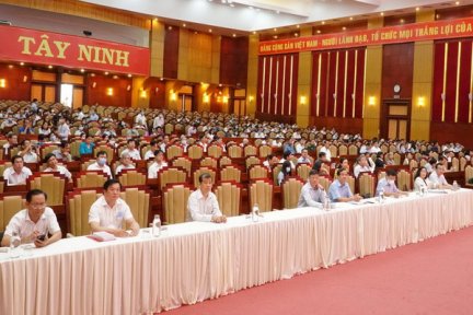 Tây Ninh: Hơn 8.600 đảng viên tham dự Hội nghị toàn quốc nghiên cứu, học tập, quán triệt, tuyên truyền Nghị quyết Đại hội XIII của Đảng