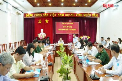 Tỉnh uỷ Tây Ninh: Tổ chức Hội nghị giao ban công tác quý I năm 2021