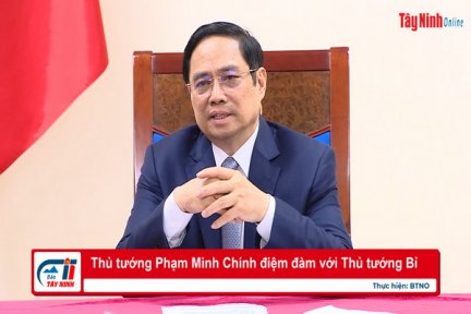 Thủ tướng Phạm Minh Chính điệm đàm với Thủ tướng Bỉ
