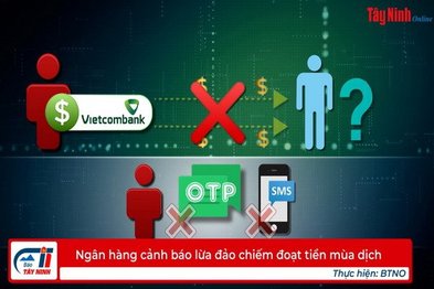 Ngân hàng cảnh báo lừa đảo chiếm đoạt tiền mùa dịch