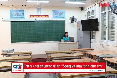 Triển khai chương trình ''Sóng và máy tính cho em''