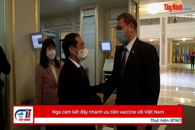 Nga cam kết đẩy nhanh ưu tiên vaccine cho Việt Nam