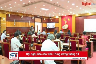 Hội nghị Báo cáo viên Trung ương tháng 10