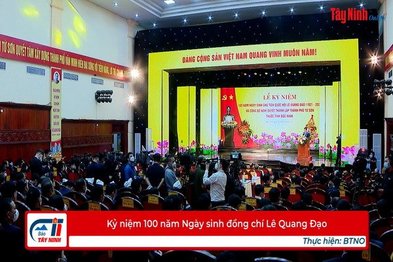 Kỷ niệm 100 năm Ngày sinh đồng chí Lê Quang Đạo