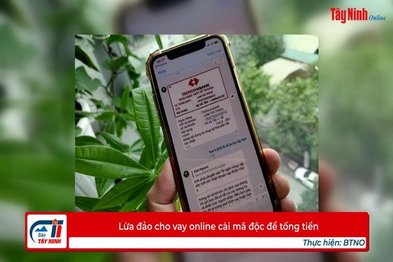 Lừa đảo cho vay online cài mã độc để tống tiền