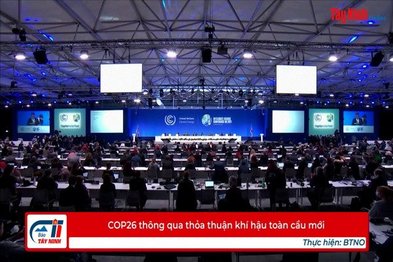 COP26 thông qua thỏa thuận khí hậu toàn cầu mới