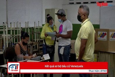 Kết quả sơ bộ bầu cử Venezuela