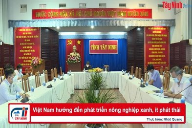 Việt Nam hướng đến phát triển nông nghiệp xanh, ít phát thải