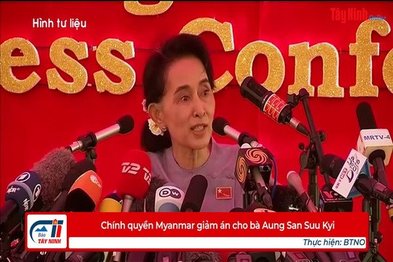 Chính quyền Myanmar giảm án cho bà Aung San Suu Kyi
