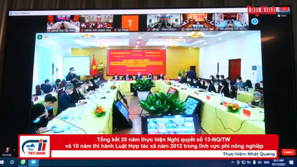 Tổng kết 20 năm thực hiện Nghị quyết số 13-NQ/TW và 10 năm thi hành Luật Hợp tác xã năm 2012 trong lĩnh vực phi nông nghiệp