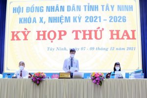 Bế mạc kỳ họp thứ 2, HĐND tỉnh Tây Ninh, Khóa X, nhiệm kỳ 2021-2026