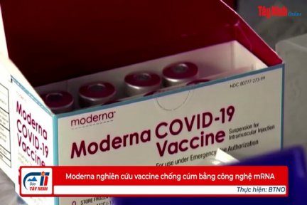 Moderna nghiên cứu vaccine chống cúm bằng công nghệ mRNA