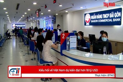 Kiều hối về Việt Nam dự kiến đạt hơn 18 tỷ USD