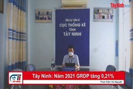 Tây Ninh: Năm 2021 GRDP tăng 0,21%