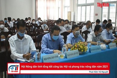 Hội Nông dân tỉnh tổng kết công tác Hội và phong trào nông dân năm 2021