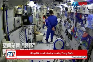 Mừng Năm mới trên trạm vũ trụ Trung Quốc