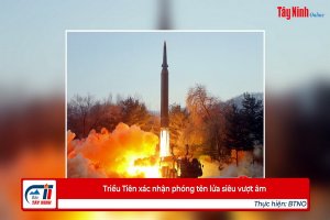 Triều Tiên xác nhận phóng tên lửa siêu vượt âm