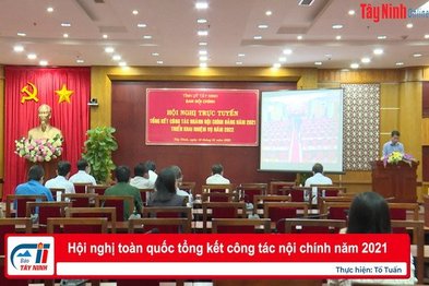 Hội nghị toàn quốc tổng kết công tác nội chính năm 2021