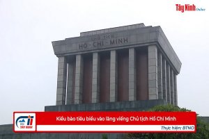 Kiều bào tiêu biểu vào lăng viếng Chủ tịch Hồ Chí Minh