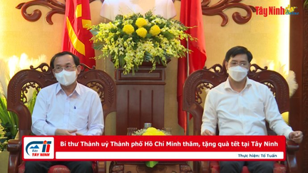 Bí thư Thành uỷ Thành phố Hồ Chí Minh thăm, tặng quà tết tại Tây Ninh