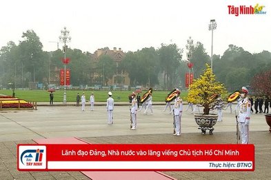 Lãnh đạo Đảng, Nhà nước vào lăng viếng Chủ tịch Hồ Chí Minh