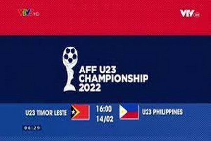 [Trực tiếp] Timor Leste–Philippines | AFF U23 Championship 2022