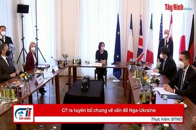 G7 ra tuyên bố chung về vấn đề Nga-Ukraine