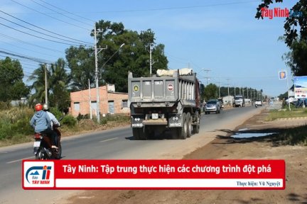 Tây Ninh: Tập trung thực hiện các chương trình đột phá