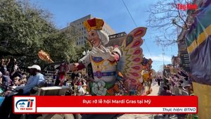 Rực rỡ lễ hội Mardi Gras tại Mỹ