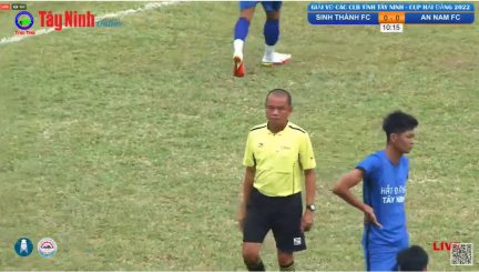 Trực tiếp: Vòng tứ kết giữa 2 đội bóng đá Sinh Thành FC và An Nam FC