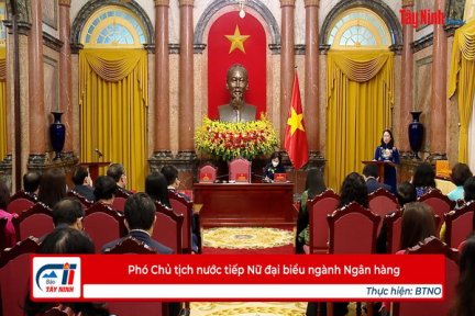 Phó Chủ tịch nước tiếp Nữ đại biểu ngành Ngân hàng