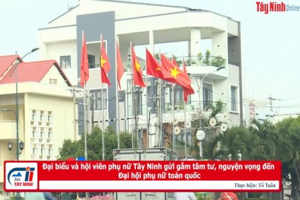 Đại biểu và hội viên phụ nữ Tây Ninh gửi gắm tâm tư, nguyện vọng đến Đại hội phụ nữ toàn quốc