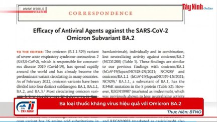 Ba loại thuốc kháng virus hiệu quả với Omicron BA.2