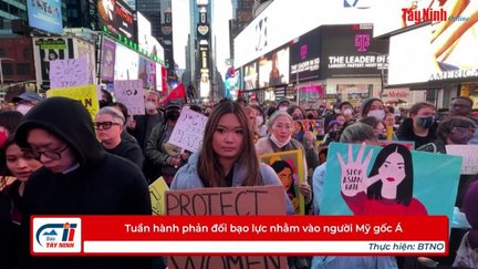Tuần hành phản đối bạo lực nhằm vào người Mỹ gốc Á