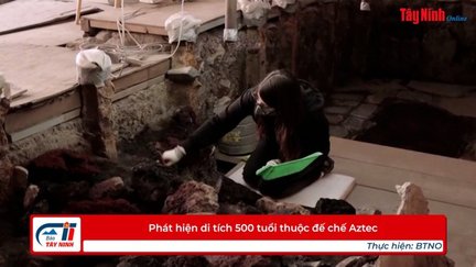 Phát hiện di tích 500 tuổi thuộc đế chế Aztec