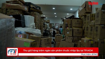 Thu giữ hàng trăm ngàn sản phẩm thuốc nhập lậu tại TP.HCM