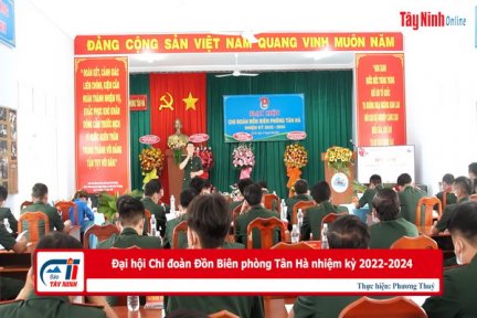 Đại hội Chi đoàn Đồn Biên phòng Tân Hà nhiệm kỳ 2022-2024