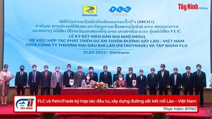 FLC và PetroTrade ký hợp tác đầu tư, xây dựng đường sắt kết nối Lào – Việt Nam