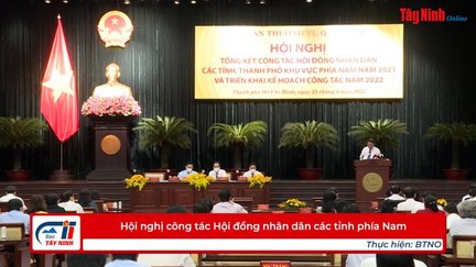 Hội nghị công tác Hội đồng nhân dân các tỉnh phía Nam