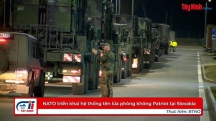 NATO triển khai hệ thống tên lửa phòng không Patriot tại Slovakia