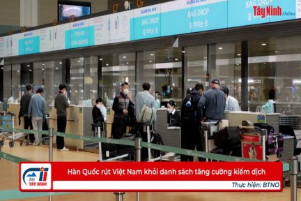 Hàn Quốc rút Việt Nam khỏi danh sách tăng cường kiểm dịch