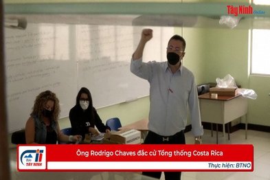 Ông Rodrigo Chaves đắc cử Tổng thống Costa Rica