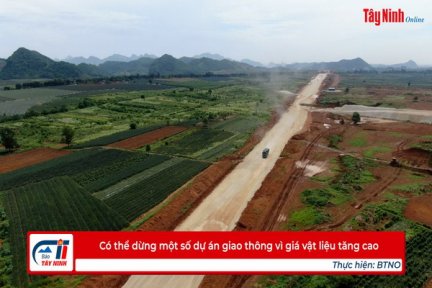 Có thể dừng một số dự án giao thông vì giá vật liệu tăng cao