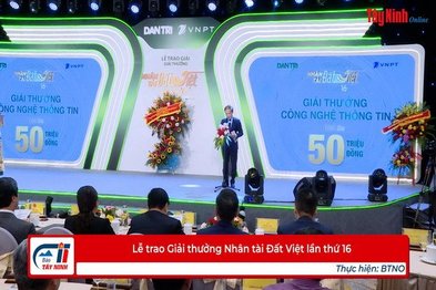 Lễ trao Giải thưởng Nhân tài Đất Việt lần thứ 16