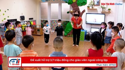 Đề xuất hỗ trợ 3,7 triệu đồng cho giáo viên ngoài công lập