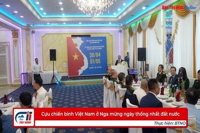 Cựu chiến binh Việt Nam ở Nga mừng ngày thống nhất đất nước