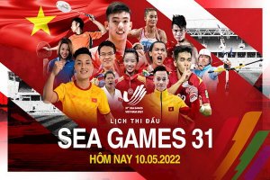 Trực tiếp SEA Games 31 hôm nay ngày 10/5