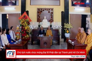 Chủ tịch nước chúc mừng Đại lễ Phật đản tại Thành phố Hồ Chí Minh