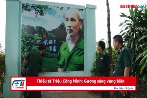 Thiếu tá Triệu Công Minh: Gương sáng vùng biên